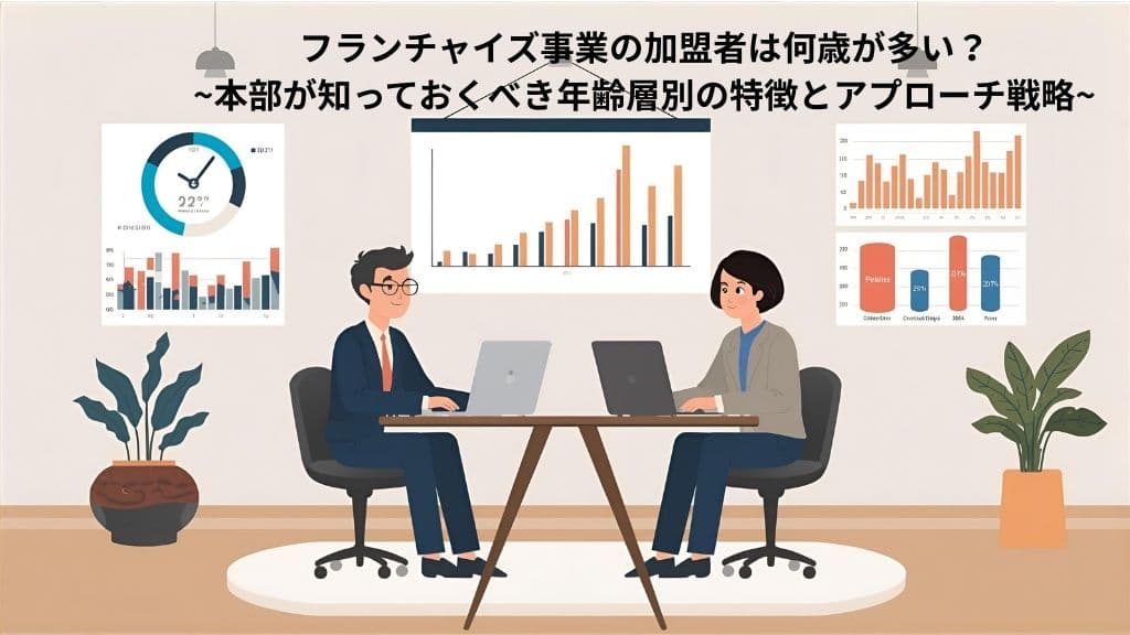 フランチャイズ事業の加盟者は何歳が多い?~本部が知っておくべき年齢層別の特徴とアプローチ戦略~